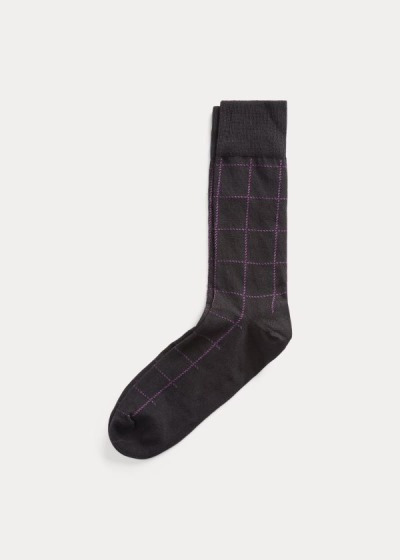 Men's Ralph Lauren Mercerized Cotton Dress Socks | 210543YXO